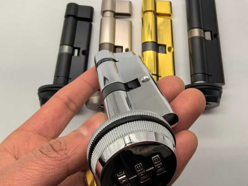 Mechanical 3-Digit Combination Lock Cylinder Keyless