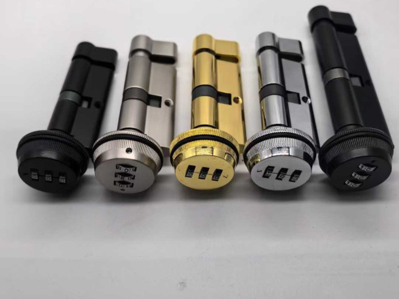 Mechanical 3-Digit Combination Lock Cylinder Keyless